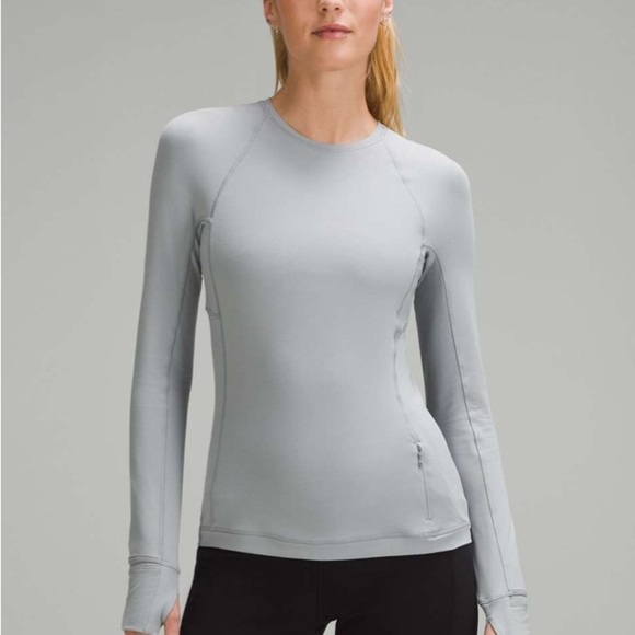 Lululemon It's Rulu Run Women's Long-Sleeve Shirt - Rhino Gray-Size 8 - Picture 1 of 3